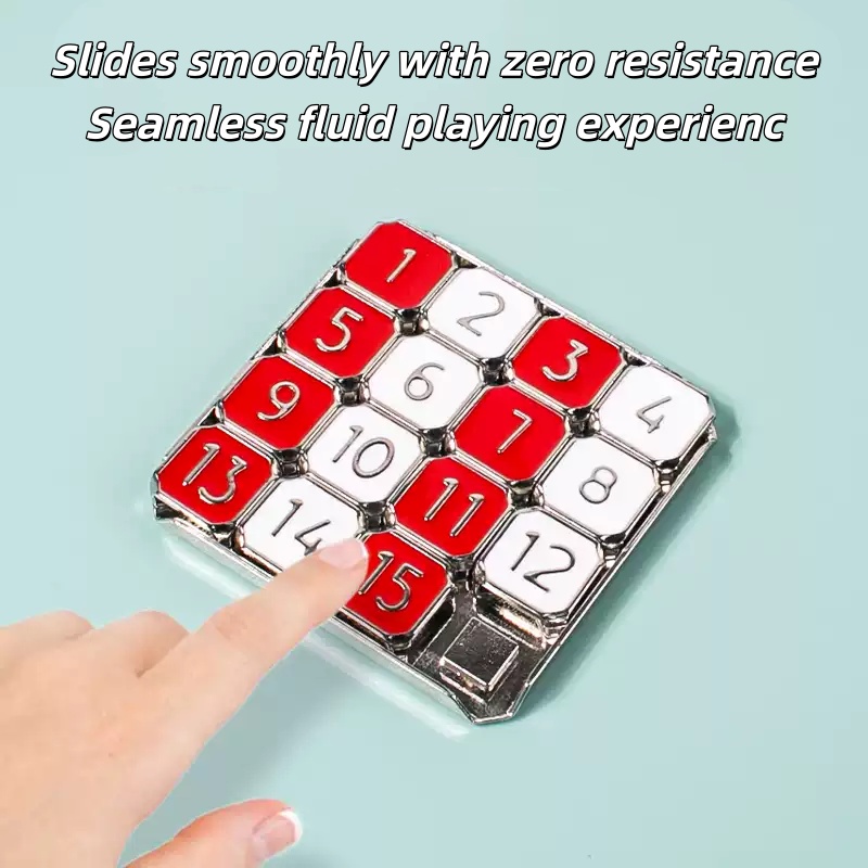 Brain Teaser Cube - Rompecabezas Deslizante de Metal, Rompecabezas de