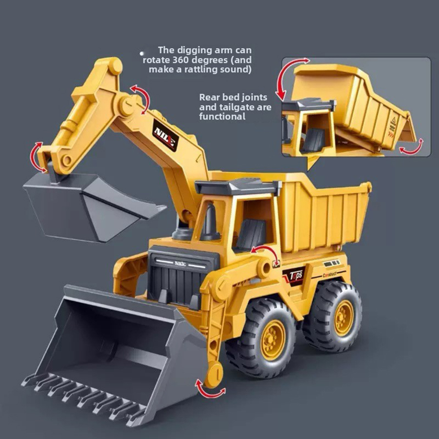 1 unidad de camión excavadora  - Kids Education Material reseña y precio