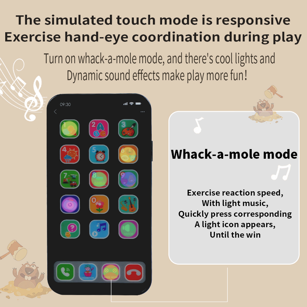 Juguete de teléfono con pantal - Kids Education Material reseña y precio