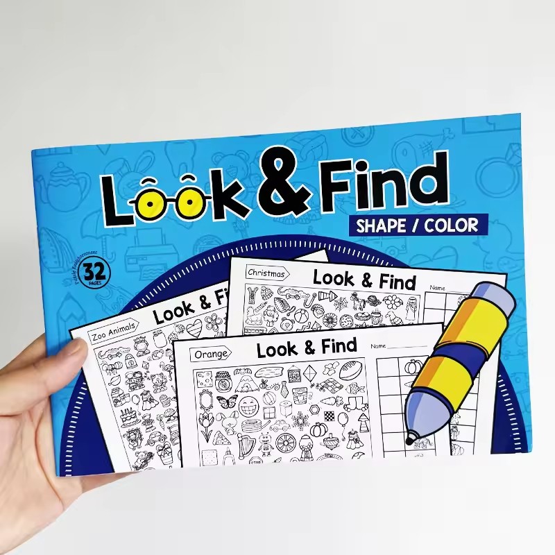 Libro para colorear Look And F - Kids Education In Us reseña y precio