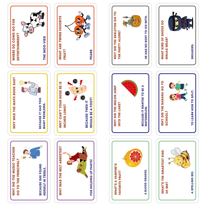 100 Tarjetas de Chistes para L - Kids Education Questions reseña y precio