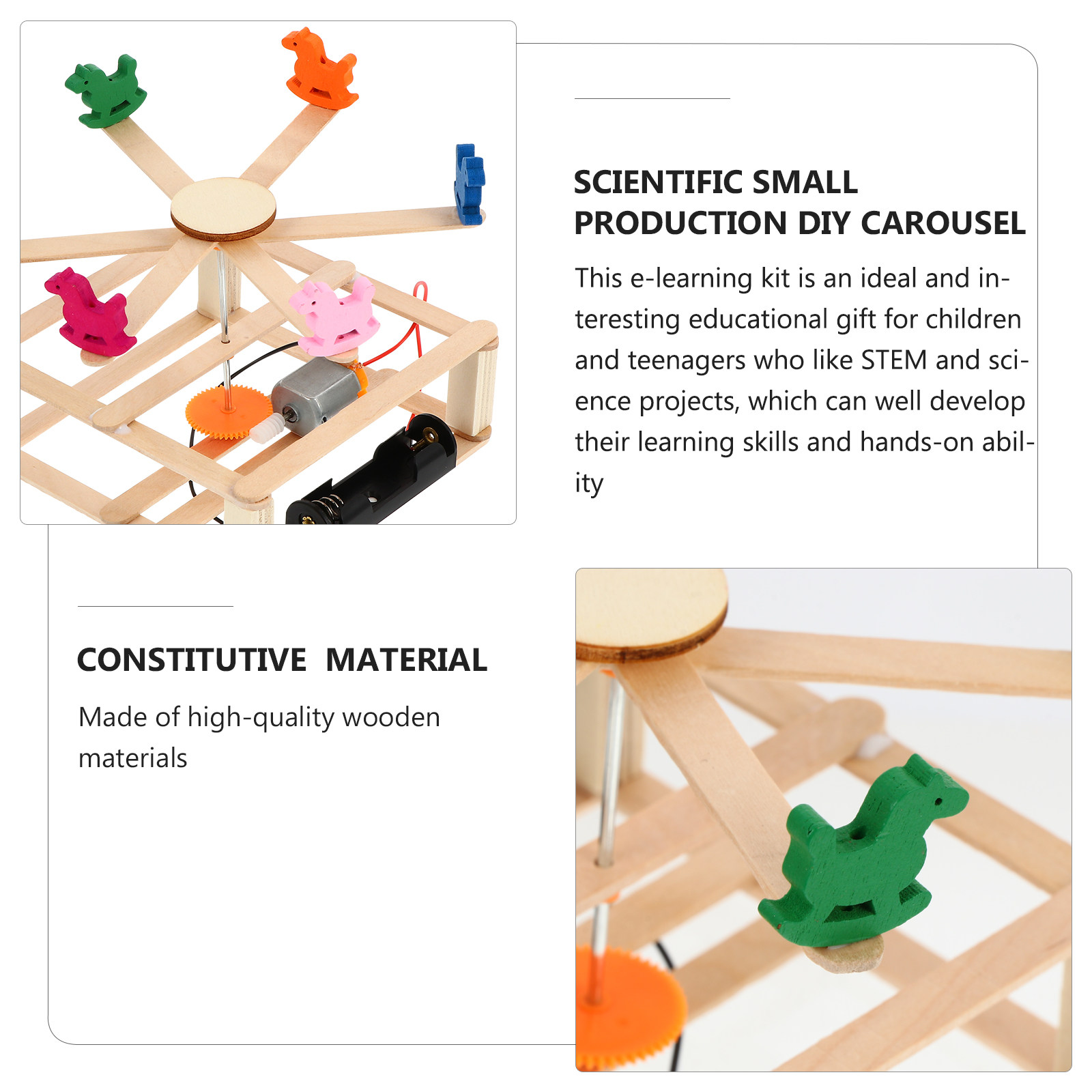 1 Set de Kits de Montaje de Ca - Kids Education Material reseña y precio