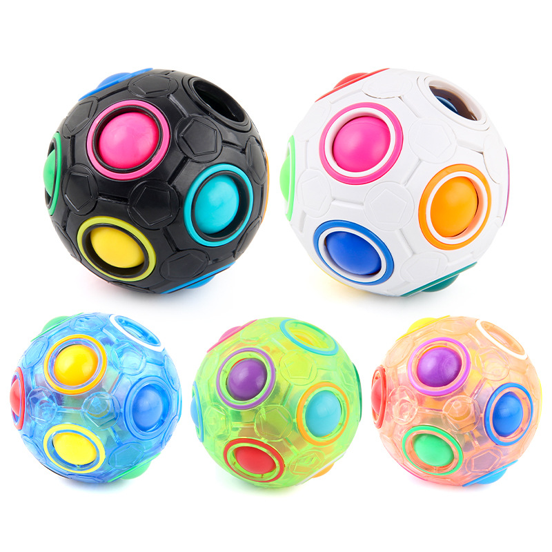 Magic Rainbow Puzzle Ball: jug - Brain Teaser Cube reseña y precio